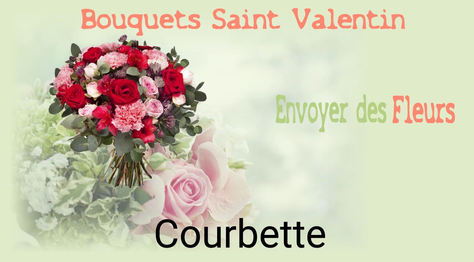 Roses de Saint-Valentin livrées à Courbette
